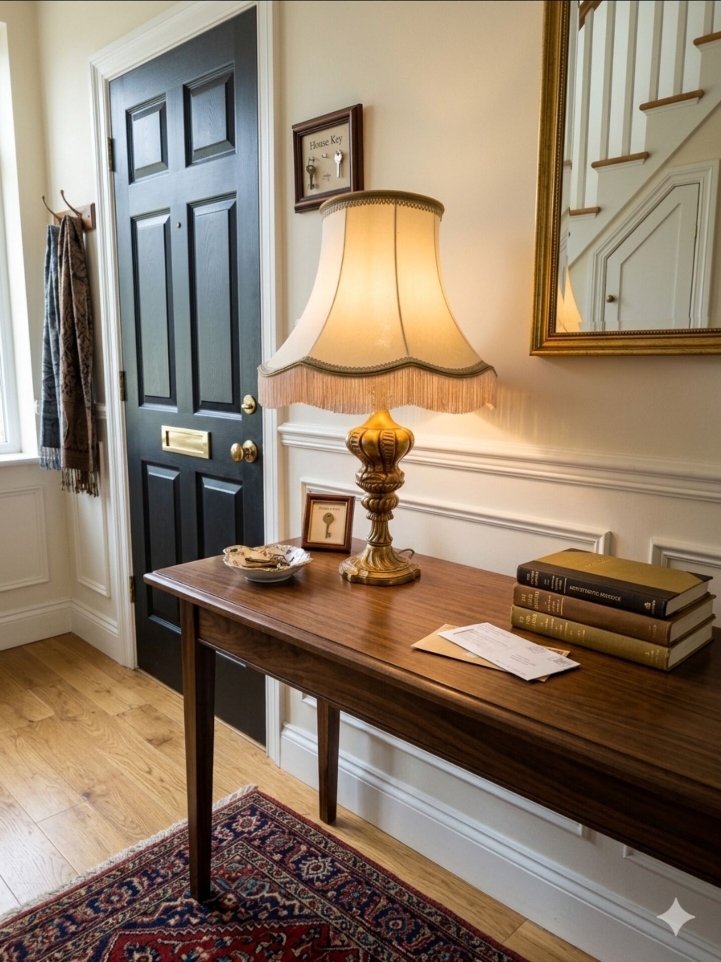 Bronze table lamp in Louis XV style