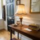Bronze table lamp in Louis XV style