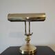 Brass desk or banker lamp