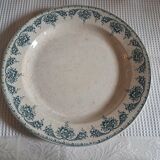 Plats ronds "Aux lions de faïence" Boch Frères Keramis