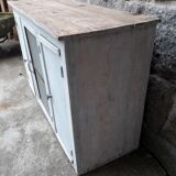 Patinated fir placard