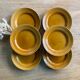 6 flat plates gien france vintage