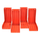 Orange vinyl rack