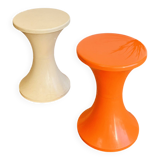 2 tam tam stools by Henry Massonet