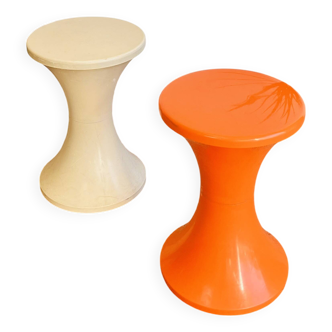 2 tabouret tam tam par henry massonet