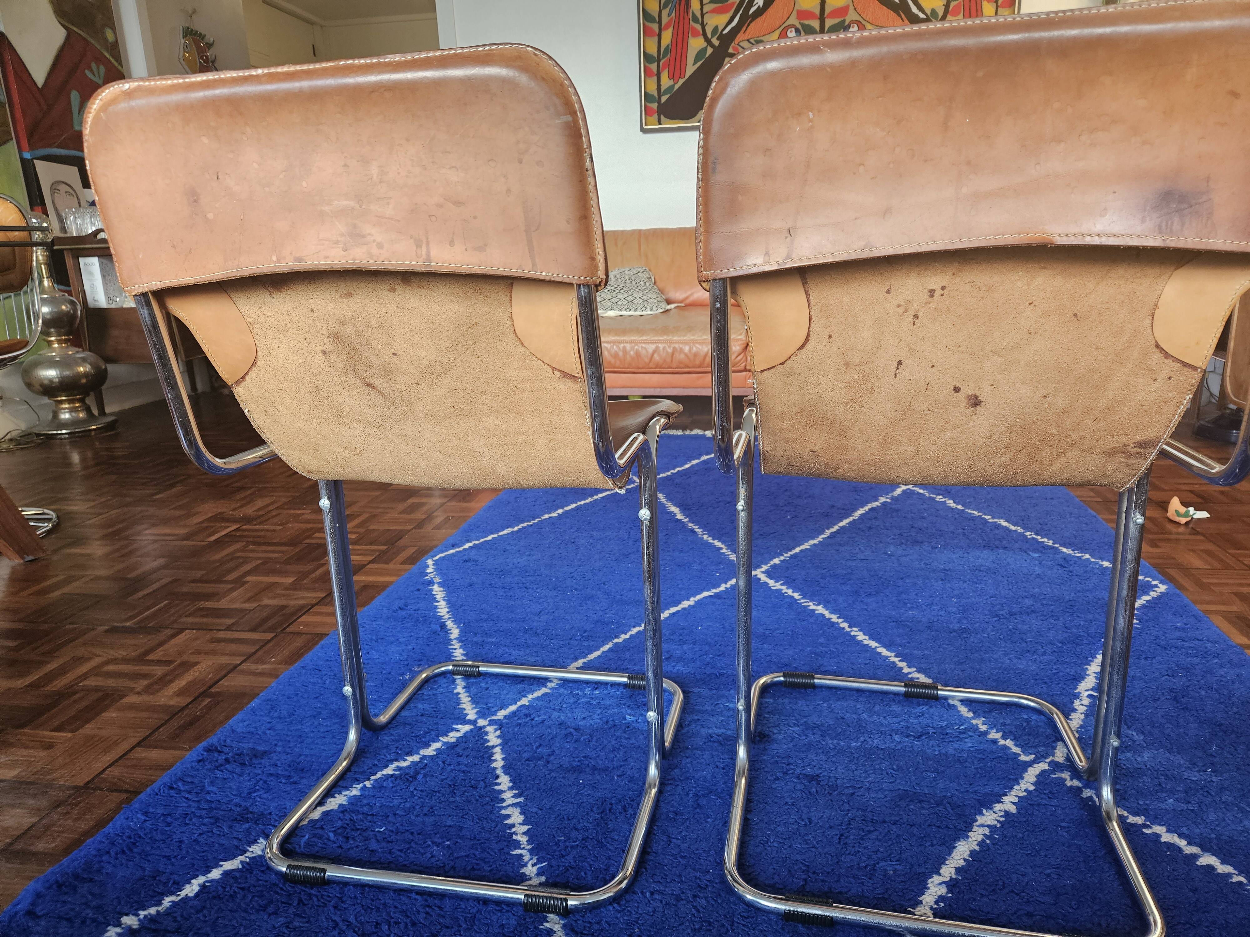 Paire de chaises modèle "calla" par antonio ari colombo pour arflex