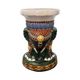 Vintage Chinese ceramic elephant plant stand – 1970s