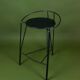 Lot tabouret et fauteuil Lune d'argent de Pascal Mourgue