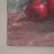 Tableau acrylique sur toile grenades nature morte décoration campagne contemporain