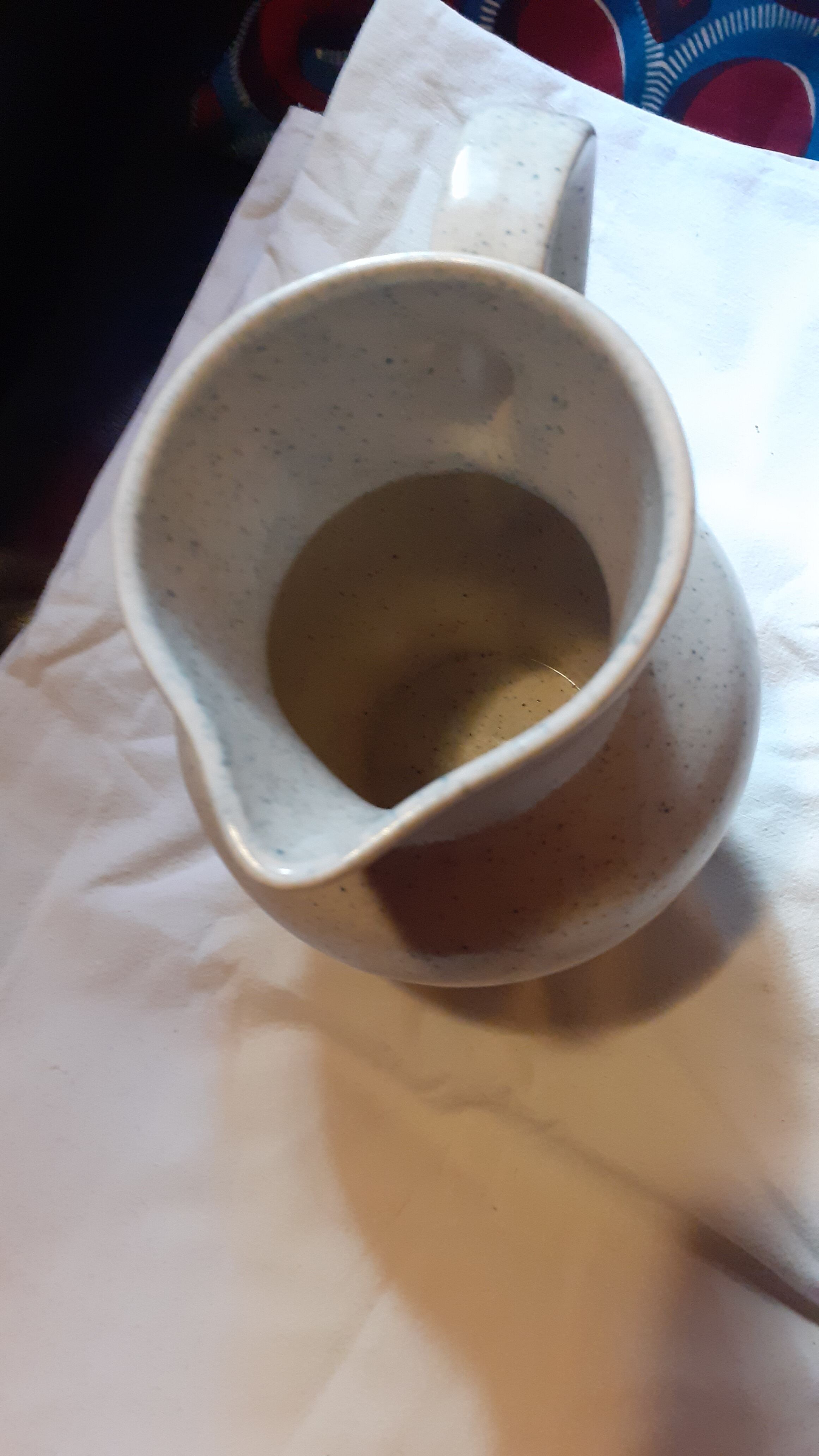 Vintage Speckled Pitcher