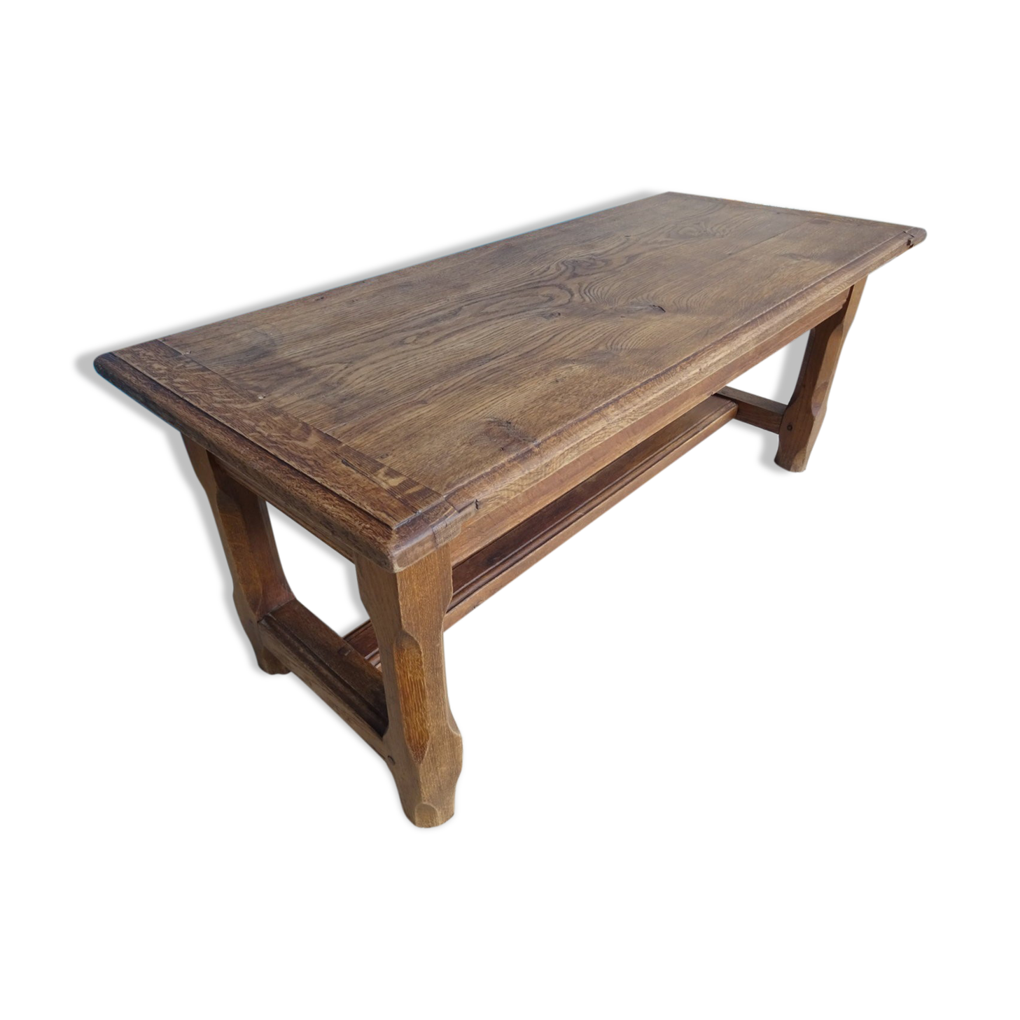 Solid oak farmhouse coffee table