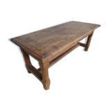 Solid oak farmhouse coffee table