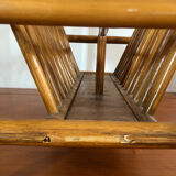Bamboo magazine holder