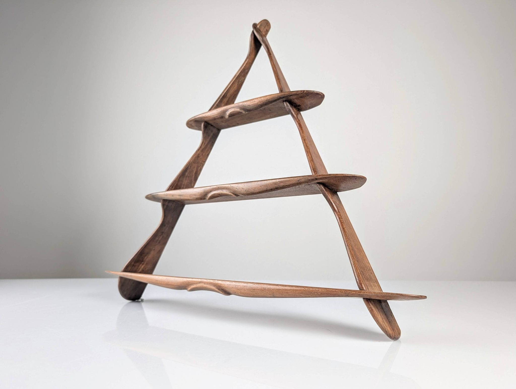 Wall Shelf Attributed to Peder Moos, Denmark, 1950s