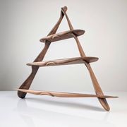Wall Shelf Attributed to Peder Moos, Denmark, 1950s