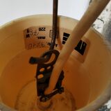 Vintage mother-of-pearl chandelier from the 70s