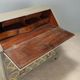 Antique drop-leaf secretary cabinet, neoclassical style, walnut, 20th century.