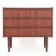 Mid-century teak chest of drawers / dresser / Danish modern design / 1960s
