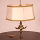 lampe à huile en bronze- 18° siècle - Espagne monté en lampe avec son abat-