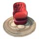 Velvet toad armchair