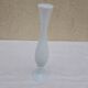 White soliflore vase in opaline H 27 cm