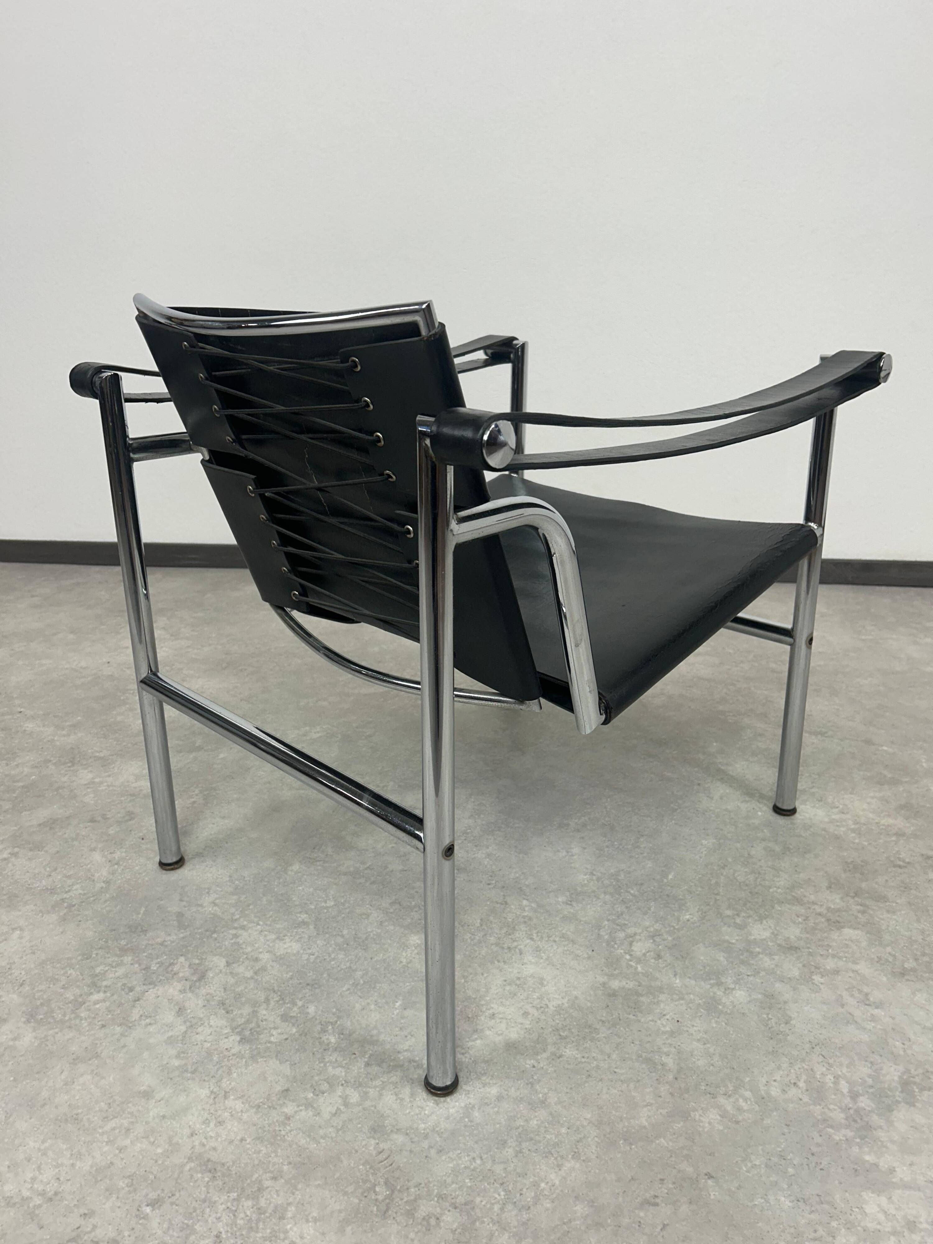 Chaises Bauhaus LC1 par Le Corbusier pour Cassina