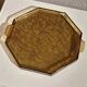 Smoked glass Art Deco tray