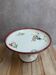 Antique compote dish Sarreguemines – Strasbourg model – floral decoration
