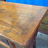 Small piece of Chinese furniture in patinated Elm wood