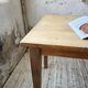 Table de ferme en pin et chêne