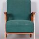 Art Deco Armchair in Beech, 1940s