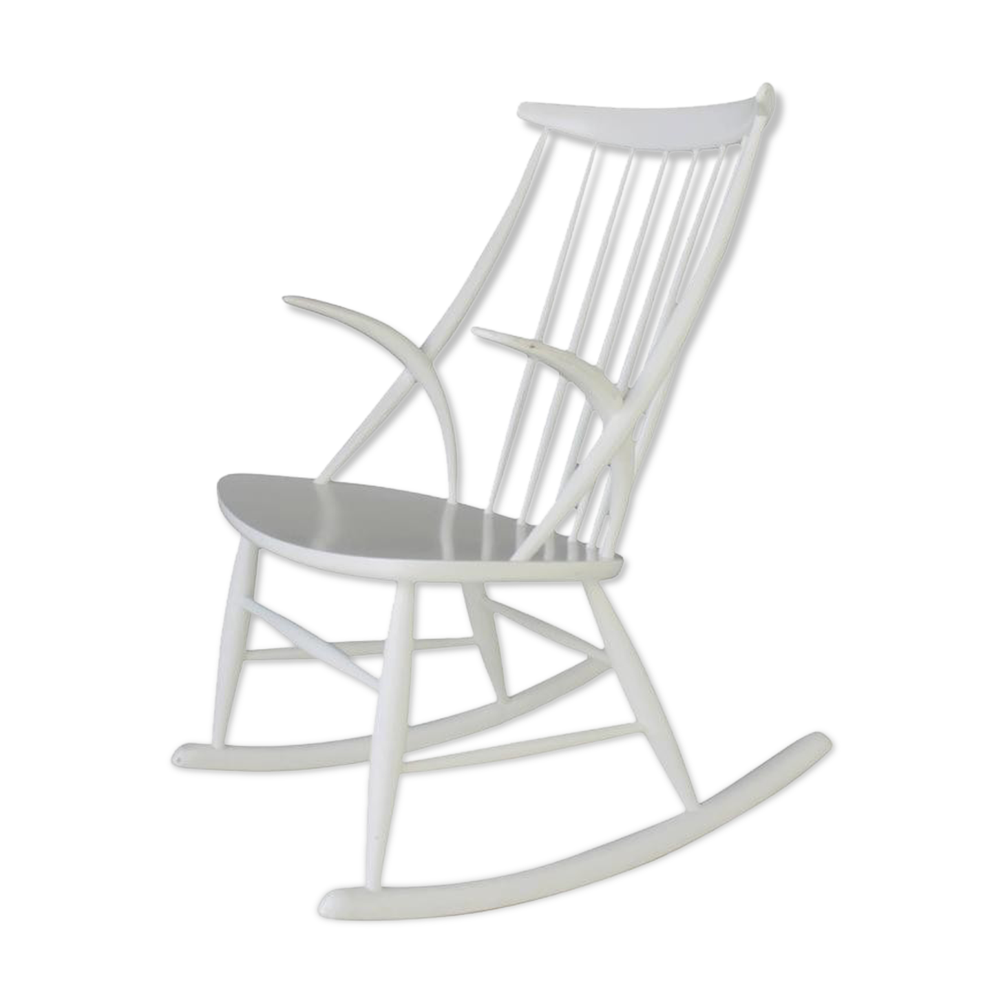 Danish rocking chair by Illum Wikkelso