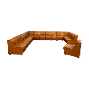 Ensemble canapé cuir