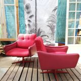 Pair of swivel chairs