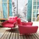 Paire de fauteuils pivotants