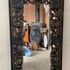 Ethnic carved wooden mirror 127x66cm