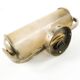 Art Deco wall lamp, chromed brass, Czechoslovakia, 1950s