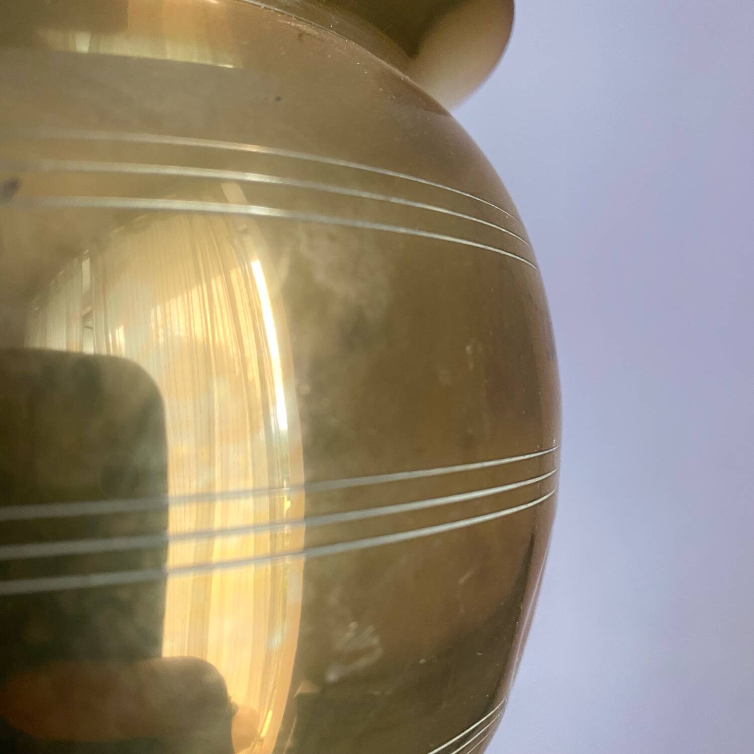 Paire de cache pots en laiton 