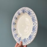 Set of 5 hollow plates Terre de Fer R&A Salins, model Palmes