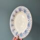 Set of 5 hollow plates Terre de Fer R&A Salins, model Palmes