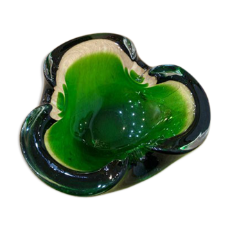 Sommerso Murano glass ashtray