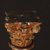 Oak Torso Column, 18th Century