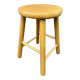 Tabouret en pin vintage