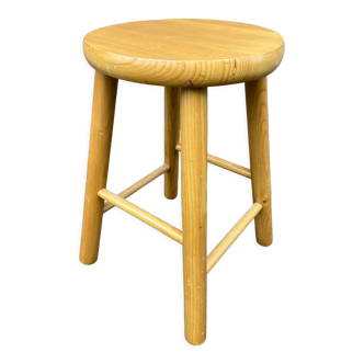 Vintage pine stool