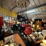 Two-tone eyeball chandelier