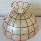 Lustre en nacre et laiton