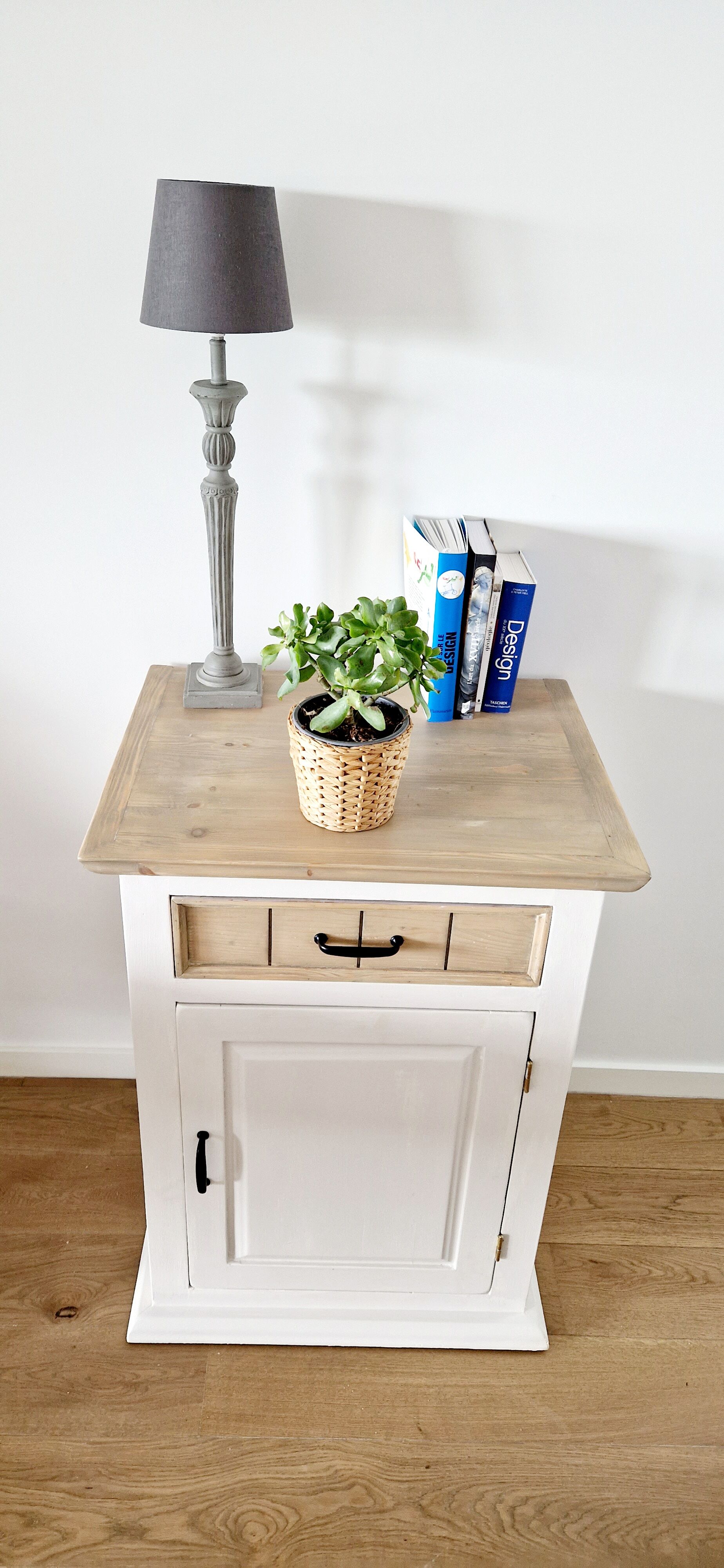 Bahut jam maker solid pine white