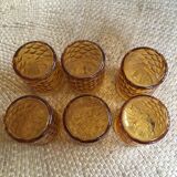 Lot of 6 vintage glasses
