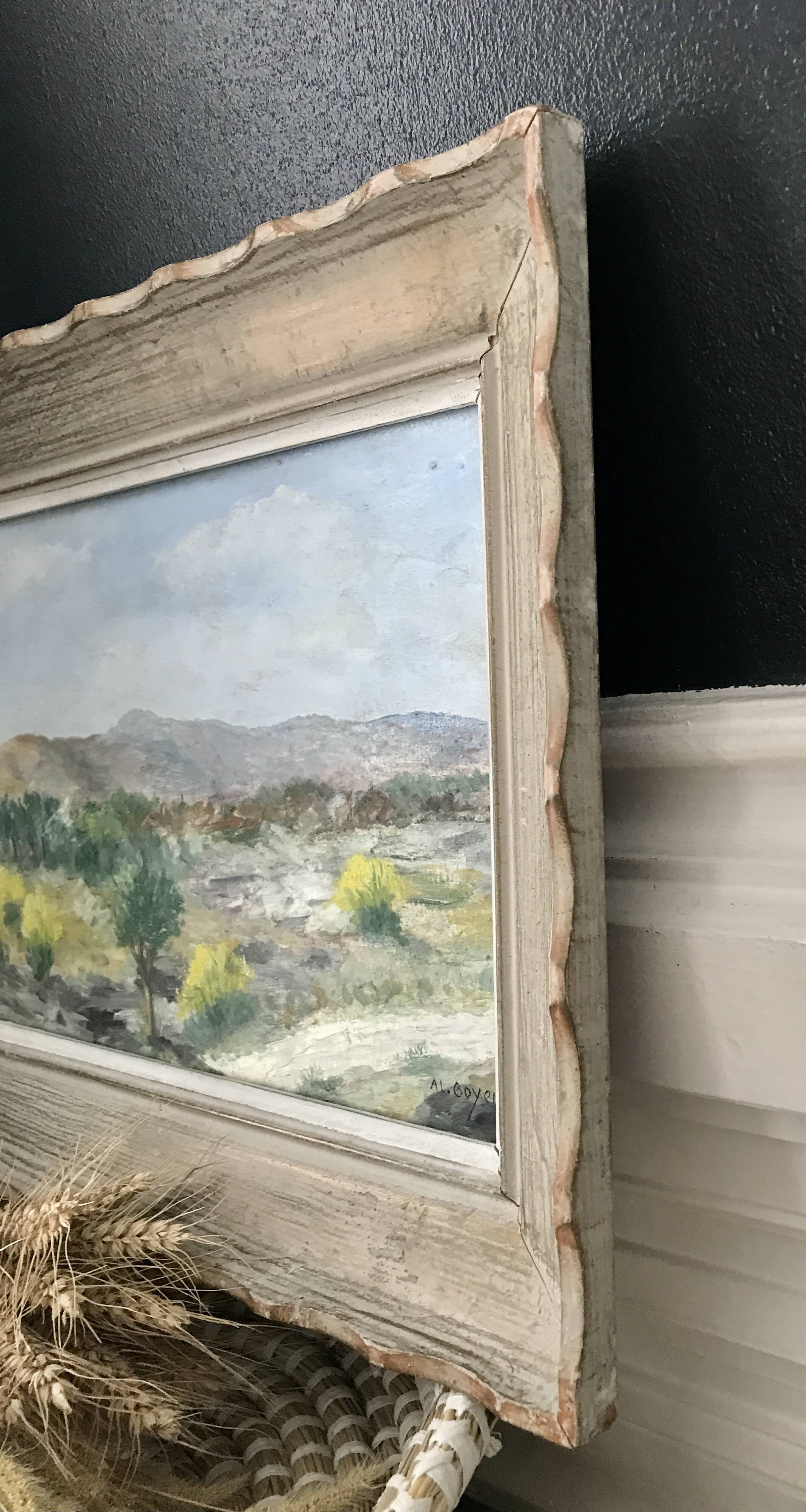 Old oil painting Genets 1964