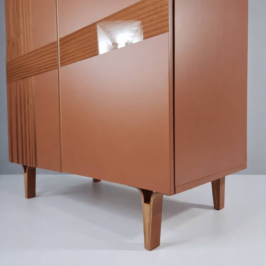 Vintage wardrobe in ash by Francisek Mezulanik, 1970s.